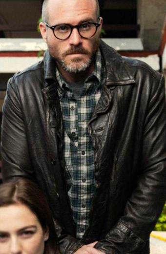 Leonardo Solares Dark Desire Jorge Poza Black Leather Jacket