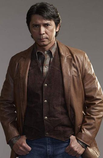 Lou Diamond Phillips Longmire Henry Standing Leather Jacket
