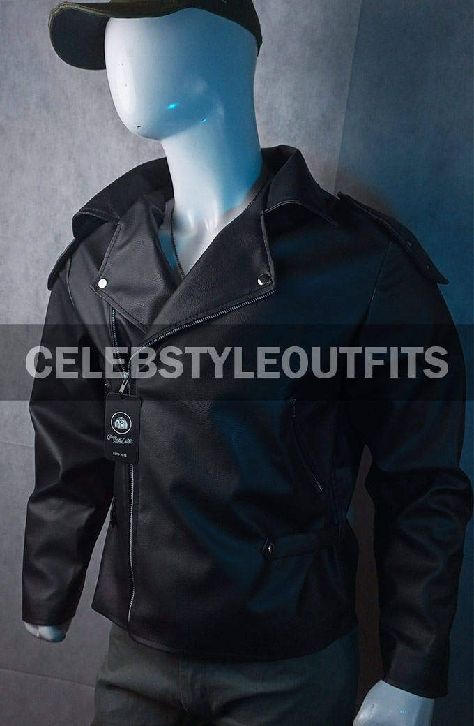 Max Rockatansky Mel Gibson Mad Max Black Biker Leather Jacket mel-gibson-mad-max-biker-jacket