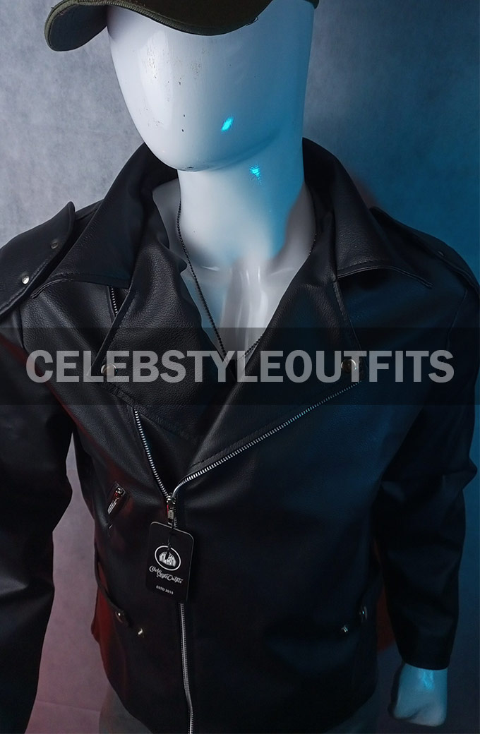 Max Rockatansky Mel Gibson Mad Max Black Biker Leather Jacket mel-gibson-mad-max-biker-jacket