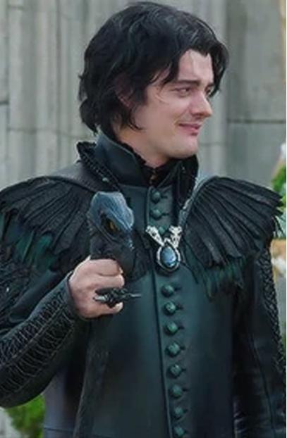 Sam Riley Maleficent Black Leather Coat maleficent-diaval-sam-black-leather-coat