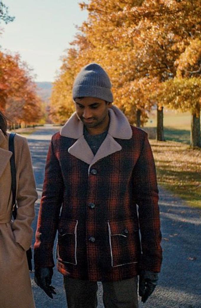 Aziz Ansari Master Of None Dev Shah Red Plaid Jacket