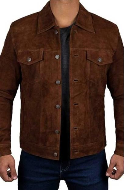 Men Designer Brown Suede Jacket men-brown-suede-jacket