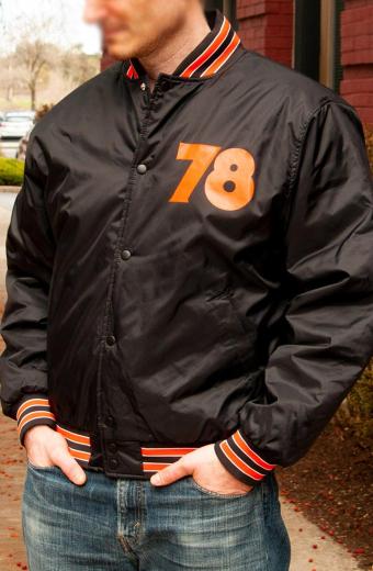 Halloween Party Black Bomber Jacket For Men