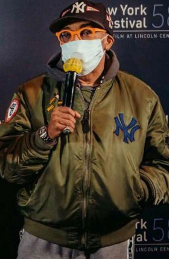 New York Film Festival Spike Lee Green Bomber Jacket