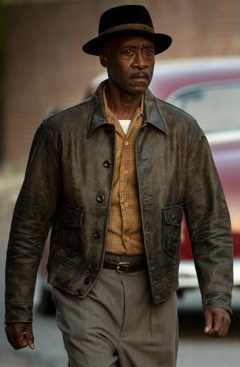 Don Cheadle No Sudden Move Curt Goynes Brown Jacket