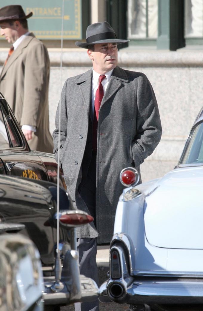 Jon Hamm No Sudden Move Joe Finney Grey Trench Coat