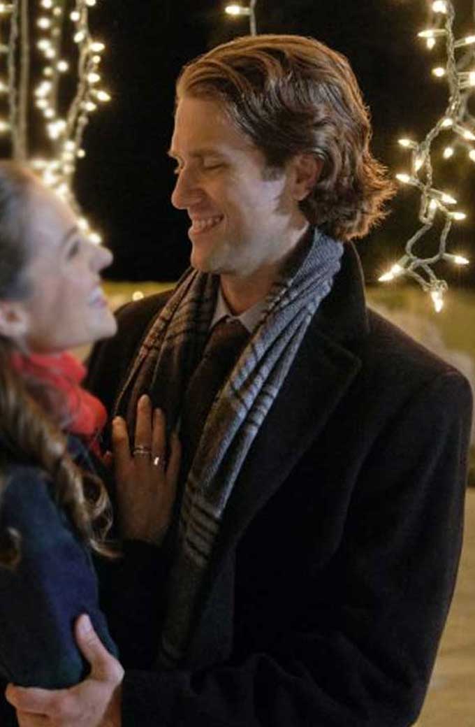 James Galant Aaron Tveit One Royal Holiday Black Trench Coat
