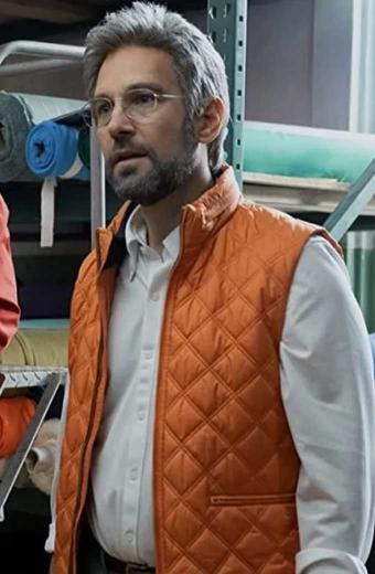 The Shrink Next Door Isaac Herschkopf Paul Rudd Quilted Vest