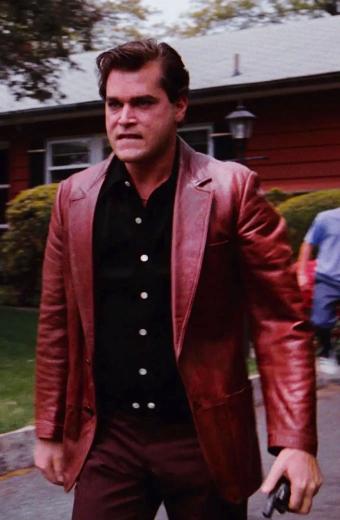 Ray Liotta Goodfellas Henry Hill Leather Blazer
