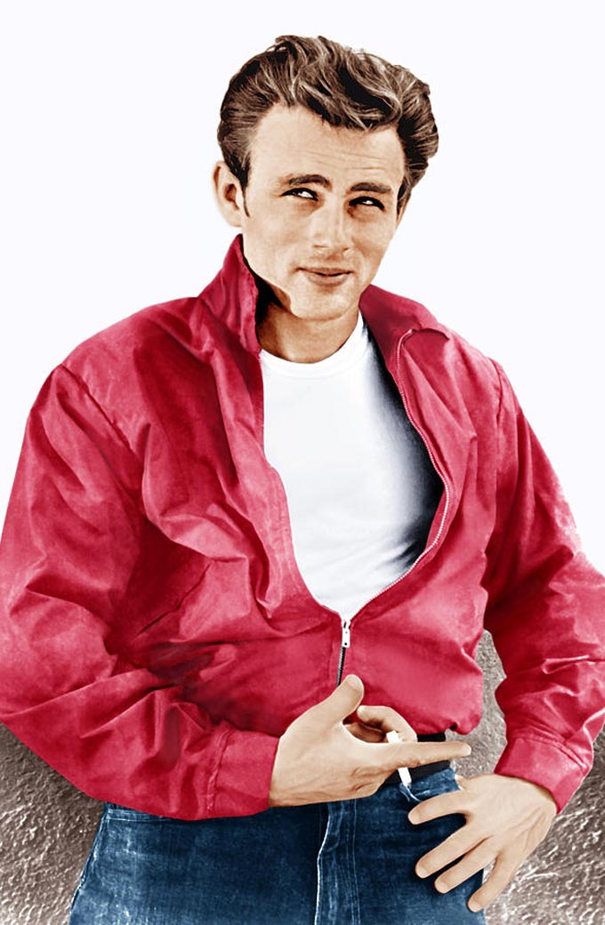 James Dean Rebel Without A Cause Jim Stark Satin Jacket
