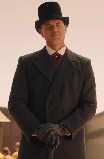 Eric Dane Redeeming Love Duke Black Trench Coat
