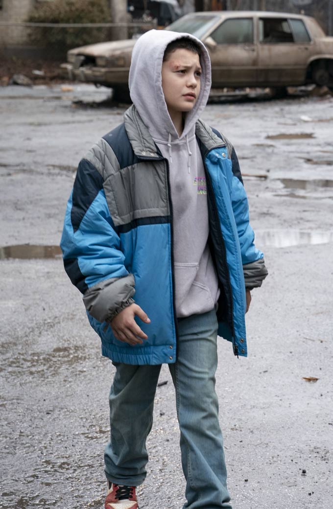 Javon Walton Samaritan Sam Cleary Blue Puffer Jacket