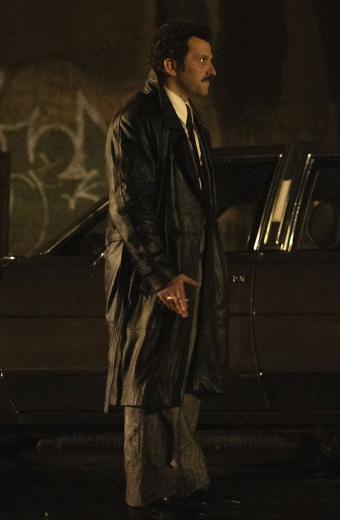 Daniel Sauli The Deuce Tommy Longo Black Long Coat