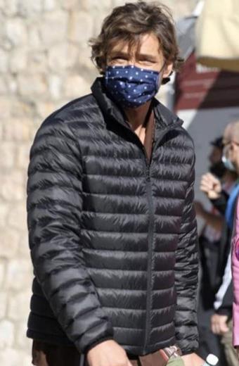 Pedro Pascal The Unbearable Weight of Massive Talent Puffer Jacket