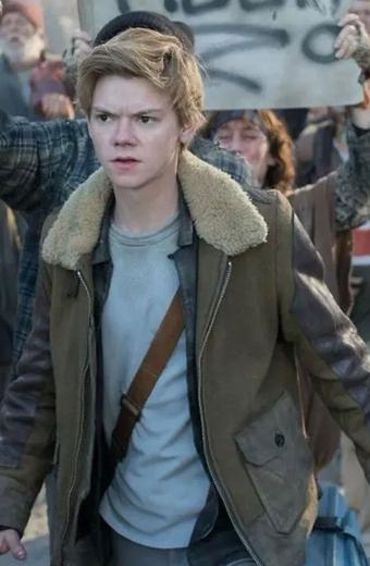 Thomas Brodie-Sangster Maze Runner Newt Suede Jacket