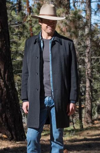 Timothy Olyphant Justified Raylan Givens Wool Coat
