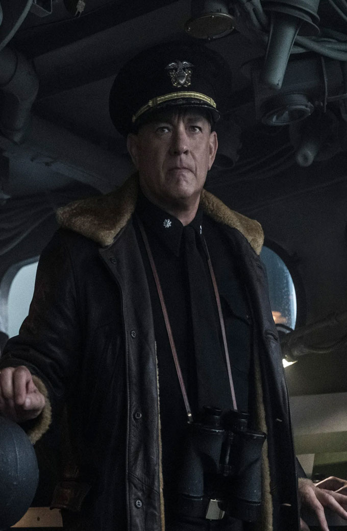Commander Ernest Krause Greyhound Tom Hanks Black Jacket