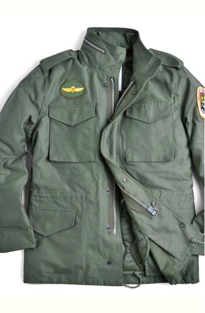 Taxi Driver Robert De Niro Travis Bickle Green Military Jacket travis-bickle-taxi-driver-robert-de-niro-jacket