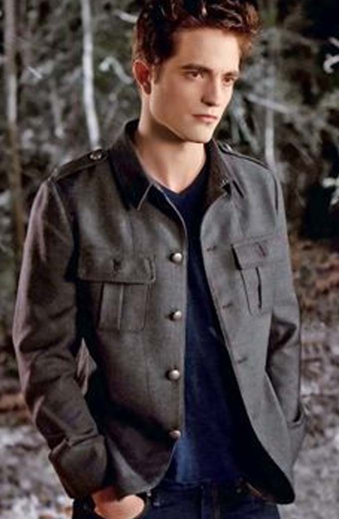 Robert Pattinson Edward Cullen The Twilight Saga Eclipse Coat