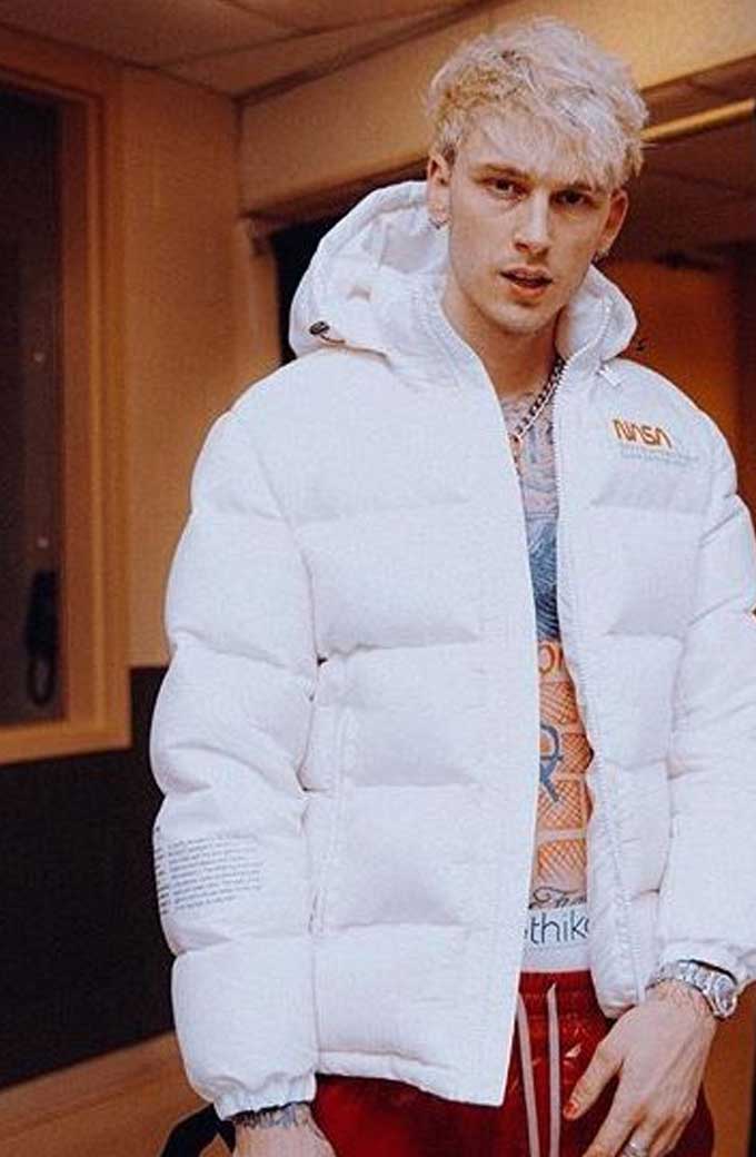 Machine Gun Kelly Heron Preston x NASA Space Puffer Jacket