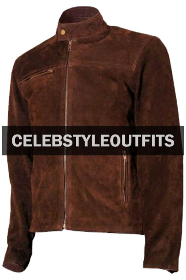 Tom Cruise Ethan Hunt Mission Impossible Brown Suede Jacket