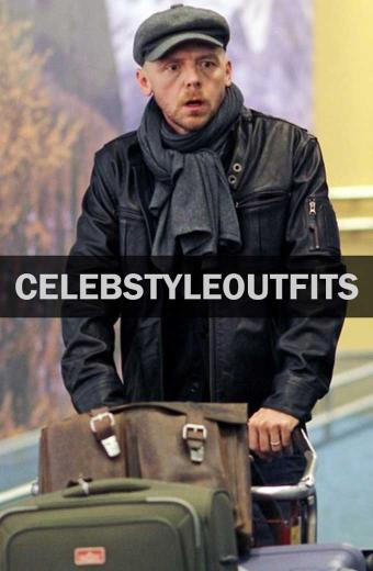 Mission Impossible Simon Pegg Benji Dunn Black Bomber Jacket