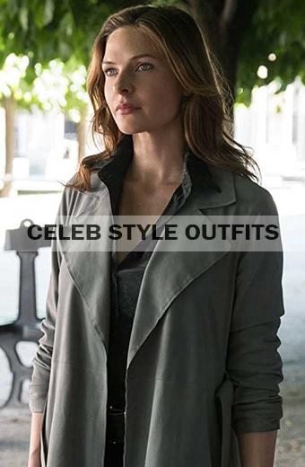 Mission Impossible Fallout Ilsa Faust Grey Cotton Trench Coat
