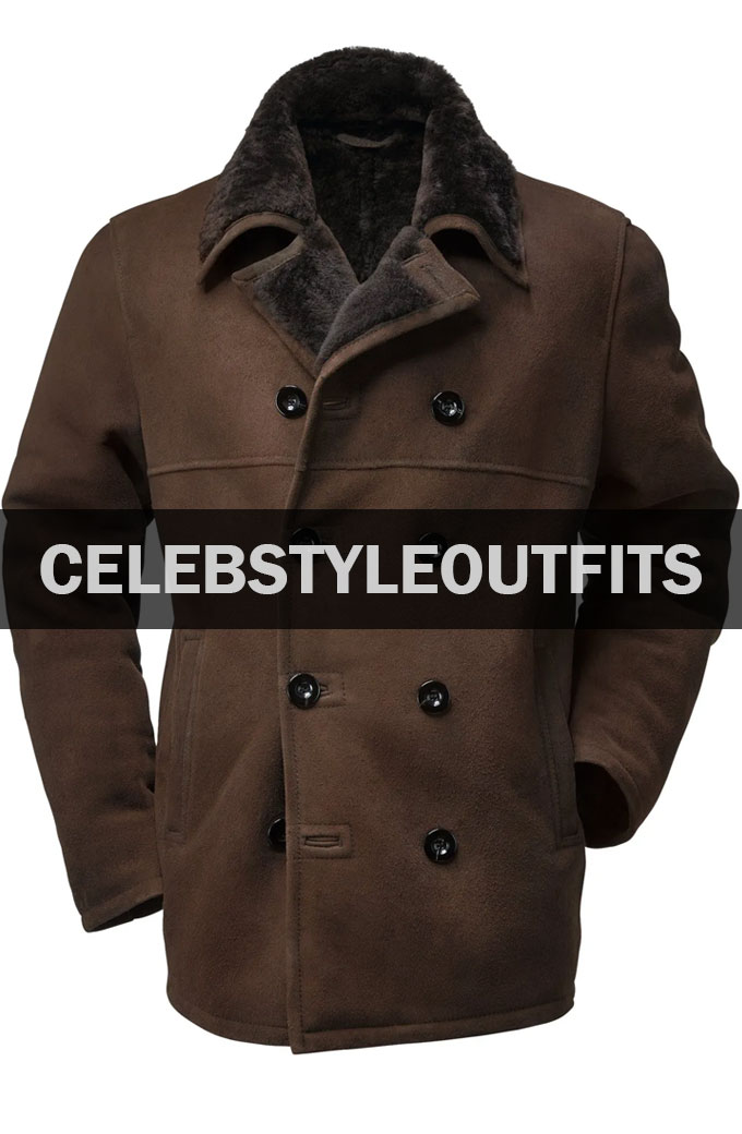 Moscow Money Heist Paco Tous Brown Suede Leather Trench Coat