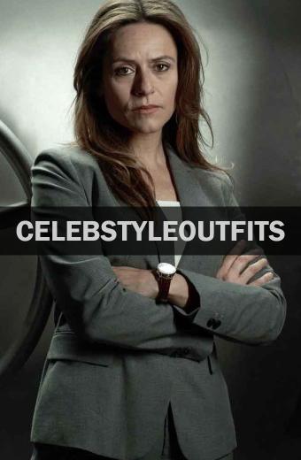 Raquel Murillo Money Heist Itziar Ituno Grey Trench Blazer