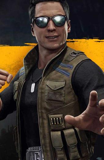 Johnny Cage Mortal Kombat Military Grey Cosplay Cotton Vest
