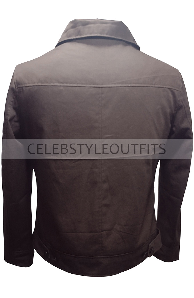 Mens Christian Slater Mr Robot Bomber Brown Cotton Jacket mr-robot-christian-slater-jacket