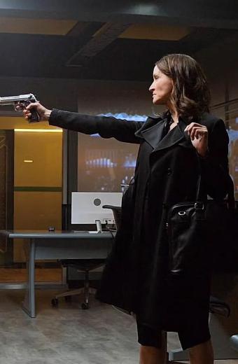 Michelle Nolden October Faction Hannah Mercer Trench Coat