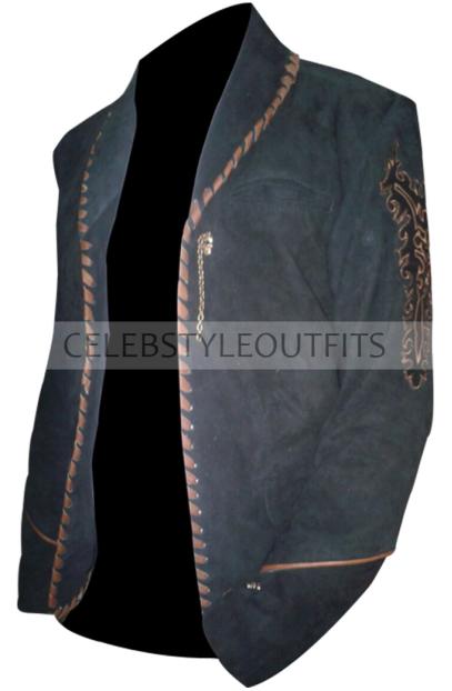 Once Upon A Time In Mexico El Mariachi Black Suede Jacket once-upon-a-time-in-mexico-el-mariachi-black-jacket