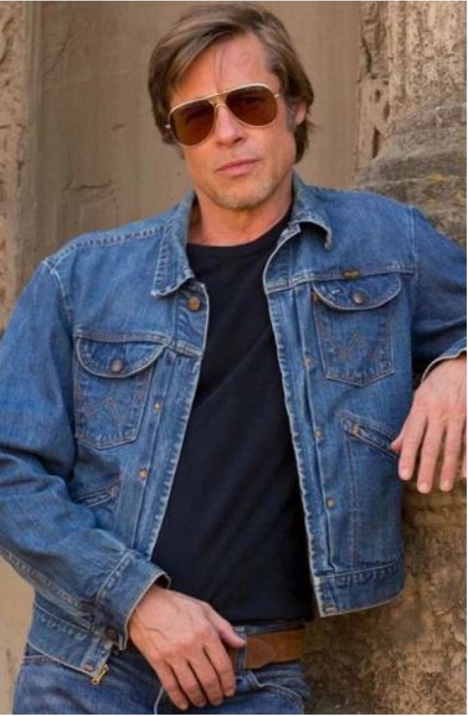 Once Upon A Time in Hollywood Brad Pitt Denim Jacket