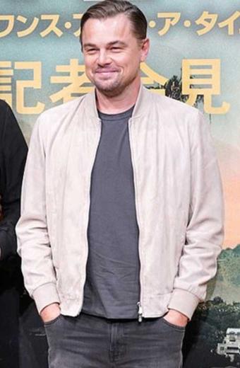 Once Upon A Time In Hollywood Rick Dalton White Bomber Jacket