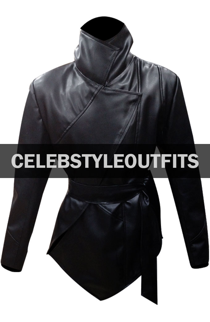 Once Upon A Time S5 Dark Swan Black Leather Jacket