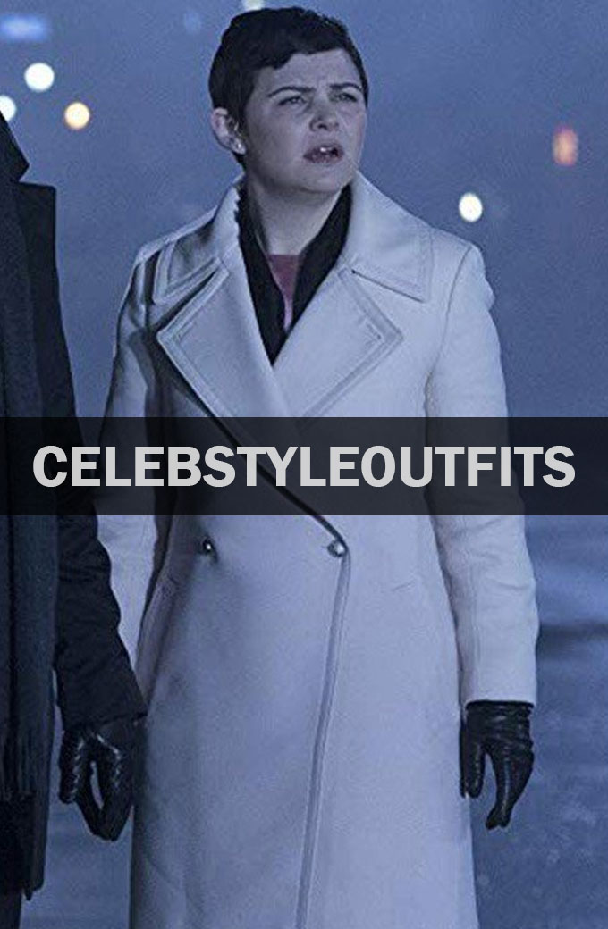 Once Upon A Time Mary Margaret Ginnifer Goodwin Wool Coat