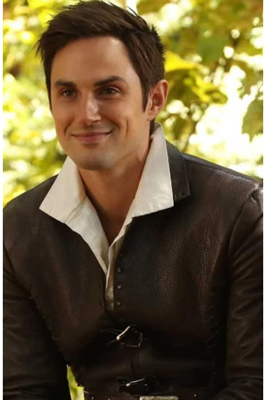 Once Upon a Time TV Show Jared Gilmore Brown Leather Jacket