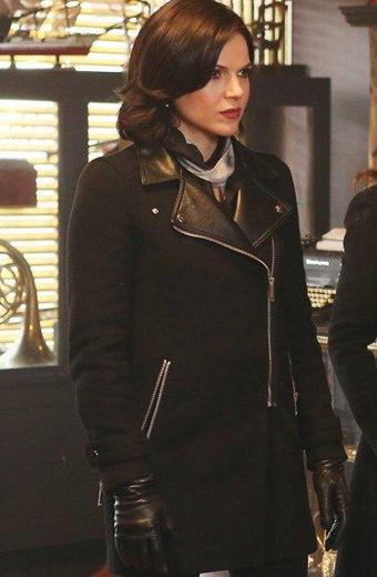 Lana Parrilla Once Upon A Time Regina Mills Evil Queen Coat