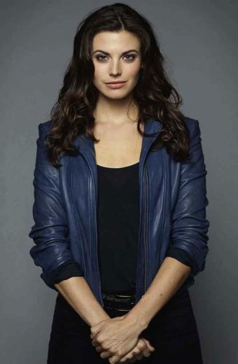 Ruby Lucas Once Upon a Time Meghan Ory Blue Leather Jacket