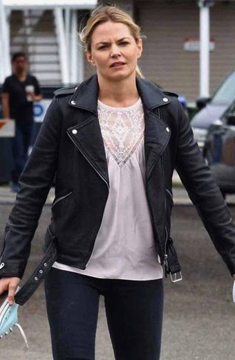 Once Upon a Time Jennifer Morrison Emma Swan Biker Jacket