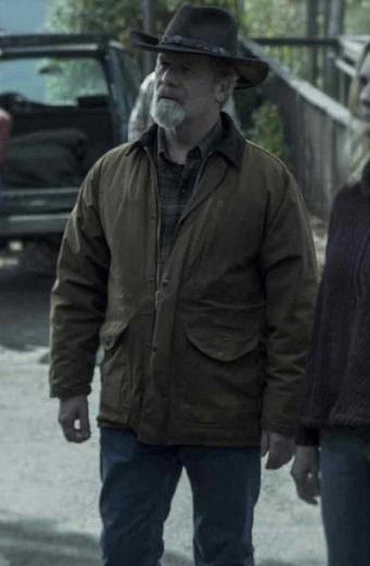 Ozark TV Series Peter Mullan Jacob Snell Brown Cotton Jacket