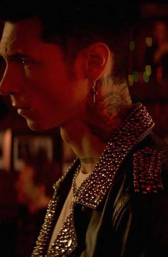 Andy Biersack Johnny Faust Paradise City Black Studded Jacket
