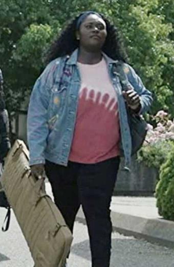 Leota Adebayo Danielle Brooks Peacemaker Blue Denim Jacket