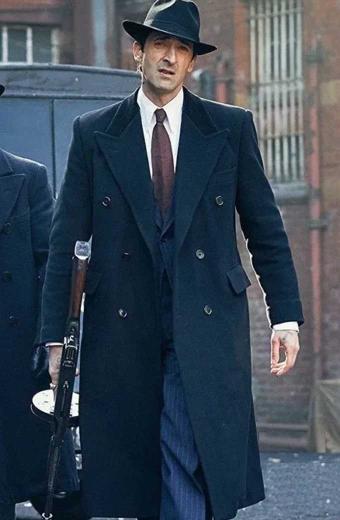 Adrien Brody Peaky Blinders Luca Changretta Wool Trench Coat