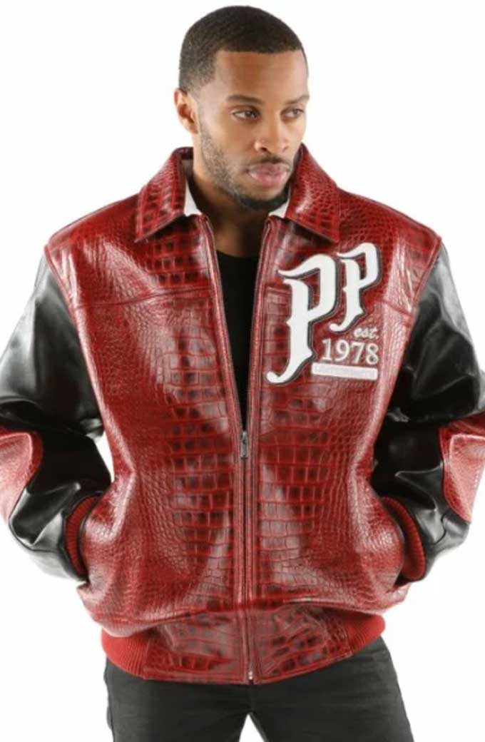 MB Leather Smith Pelle Pelle Pioneer Red Leather Jacket