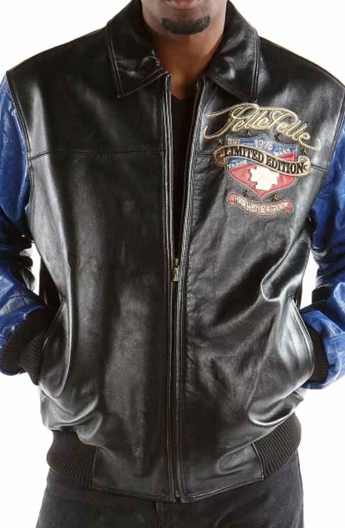 Red White And True Pelle Pelle 1978 Black Leather Jacket
