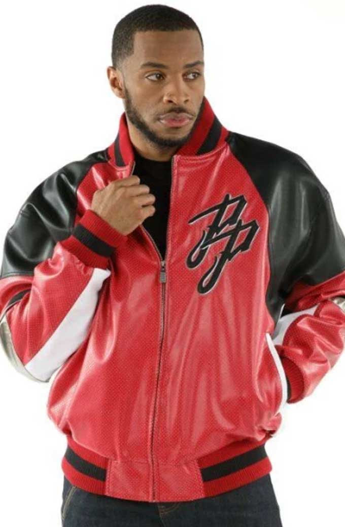 Pelle Pelle MB 1978 Movers And Shakers Red Bomber Jacket