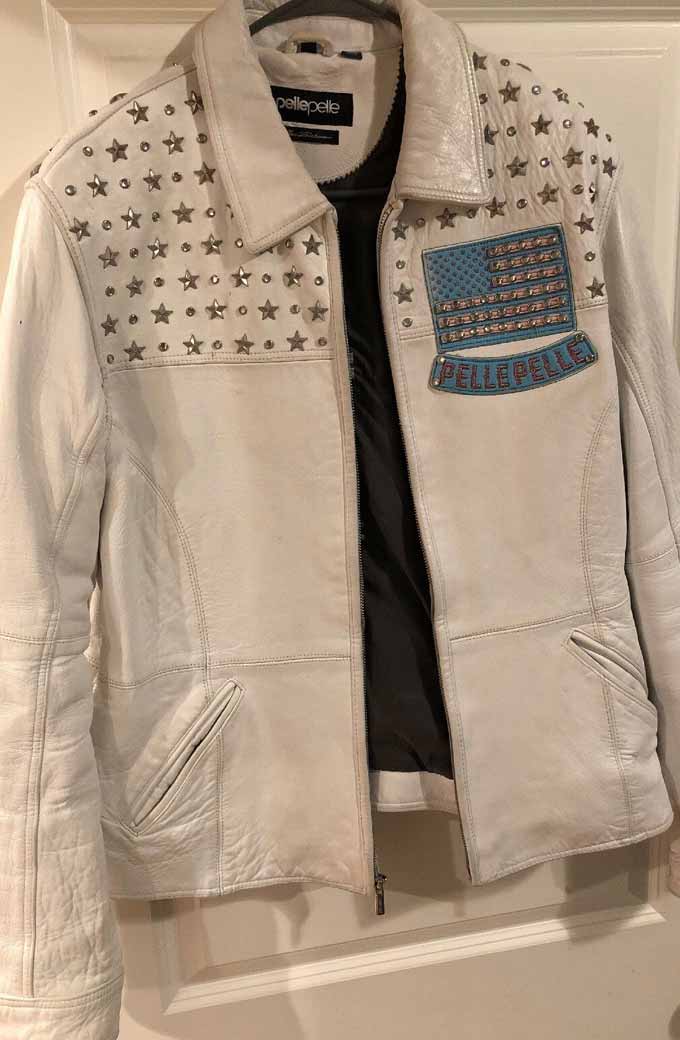 Americana Pelle Pelle MB 1978 Stars Womens Bomber Jacket